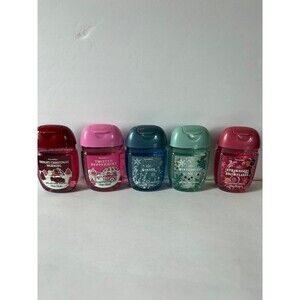 Bath And Body Works Pocketbac Hand Sanitizers, 5 Pieces All New.